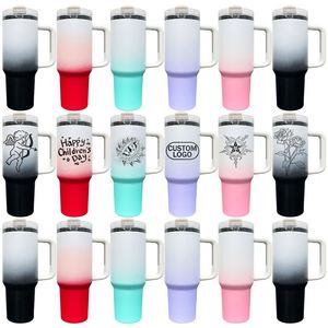 Vaso Personalizado con Grabado Láser, 40 oz, Color Rosa, con Base Plateada Negra, Tapa y Pajita - Product Image 2