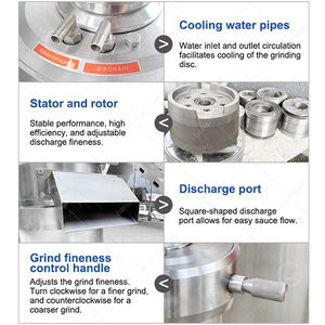 OCEAN Heavy Duty Electric Nut Grind Production Molinillo de sésamo Fruta seca Máquina de mantequilla de maní y Tahini - Product Image 3