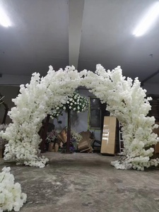 F-CT0225 Fiori Artificiali di Ciliegio per Arco Nuziale, Sfondo di Fiori di Ciliegio, Arco di Fiori Bianchi Artificiali - Product Image 3