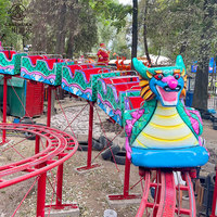 Manèges de parc d'attractions Crazy Dragon Roller Coaster pour enfants et adultes, prix usine, à vendre