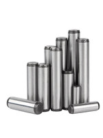 JQS 45 #   Goupille de positionnement cylindrique en acier GB119, trempée, haute résistance, tête ronde solide M3-M30, provenant de Chine continentale