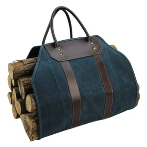 Muestra Gratuita, Ofertas Especiales, Bolsa Grande Impermeable para Leña, Bolsas Grandes de 16 oz para Leña Hechas de Lona Encerada - Product Image 2