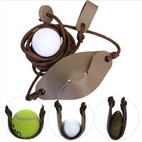 Étui de lanceur de lance-pierre en cuir vintage avec pochette, sangle et étui de chasseur de berger