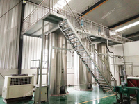 Machine de raffinage d'huile de cuisson 5TTPD/usine de raffinerie d'huile de soja pour la ligne de production d'huile