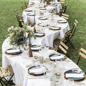 Evento noleggio mobili pieghevole all'aperto tavolo da pranzo per eventi <span class=keywords><strong>in</strong></span> <span class=keywords><strong>legno</strong></span> solido ristorante set da tavola - Product Image 4