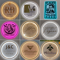 Letrero de Neón LED Retroiluminado Personalizado con Impresión UV, Sin Pedido Mínimo, Logotipo Comercial, Publicidad para Tiendas, Letrero Acrílico para Empresas, Resistente al Agua IP65