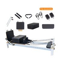 Lit de Pilates en alliage d'aluminium, équipement de Pilates, équipement de yoga, léger, pour usage domestique, piste complète