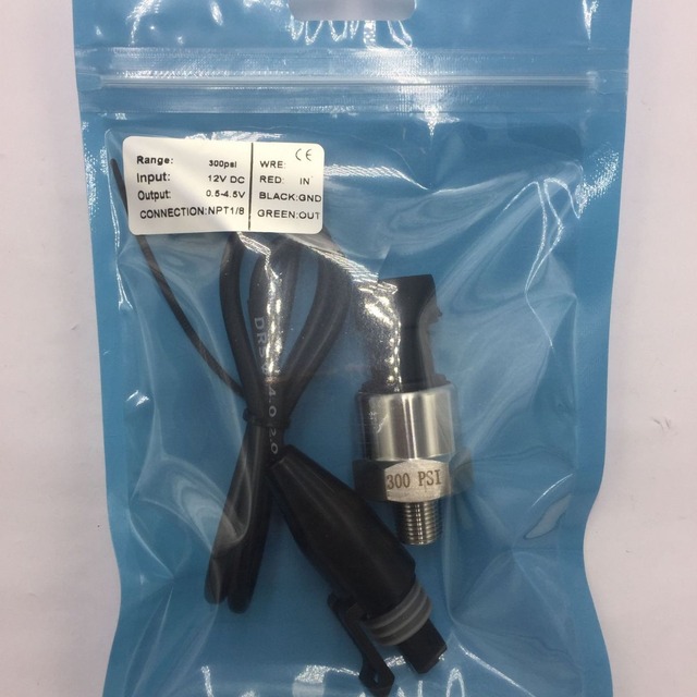 Wenzhou Yuanda Fuel Pressure Sensor 300 PSI 12V DC 1/8 NPT For Replace Repair