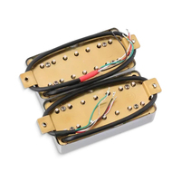 Micro guitare électrique Humbucker Lp 7 cordes de haute qualité avec barre magnétique en céramique Chrome