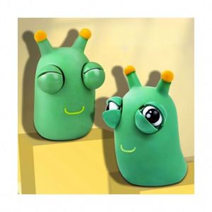 Personalized Funny Bug-Eyed Stress Relief Toy <b>Squishy</b> Caterpillar for Relaxation and Wholesale Gifts - Product Image 2