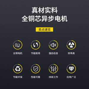 Motor de Convertidor de Frecuencia de Velocidad Regulable YVF2 11/15/22/30/45/55 kW Motor Asíncrono Trifásico de Corriente Alterna Encapsulado 4-30kw - Product Image 3