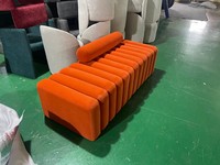 Ensemble de canapés modulaires modernes avec rembourrage en éponge pour appartement et villa, livraison directe aux États-Unis, certificat CE