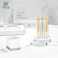 Ampoule liquide personnalisable à double chambre, hydratante, séparant eau et huile, avec poudre d'eau secondaire et essence de verre mélangée