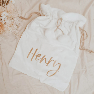 Personalised Xmas Santa Sacks Wholesales <strong>Plush</strong> Ivory Velvet Santa Sack Velvet Santa Sacks White <strong>Christmas</strong> <strong>Bags</strong> For Gift - Product Image 5