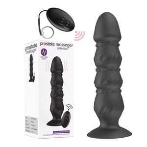 ของเล่นทางเพศสำหรับผู้ใหญ่เครื่องสั่นและเสียบก้นไร้สายควบคุมระยะไกลของผู้ชายเครื่องนวดต่อมลูกหมาก - Product Image 6