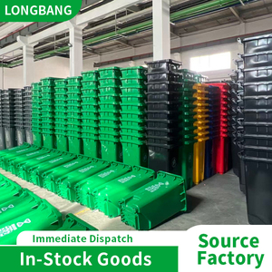 Contenedor de Basura para Exteriores Montable en Remolque para Patio y Jardín, Varios Tamaños, Tipo de Tapa Enrollable de HDPE, Ecológico y Resistente, Fácil de Transportar - Product Image 4