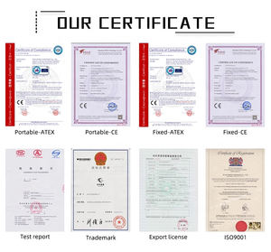 Sensor <span class=keywords><strong>nh3</strong></span> à prova de explosão 4-20ma, <span class=keywords><strong>detector</strong></span> industrial de alarme de vazamento de gás ammonia - Product Image 6