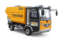 Camion de collecte des ordures électrique MN-H91 avec levage hydraulique arrière, capacité de 3,6 m3, camion d'assainissement de grande capacité pour la communauté