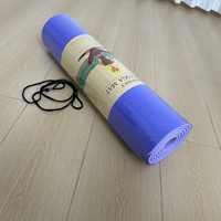 Tapis de yoga écologique en TPE, antidérapant, pliable, tapis d'entraînement, logo personnalisé pour la maison, la salle de sport, le Pilates
