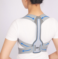 Corrector de postura de espina dorsal, faja ortopédica, bandas de cinturón