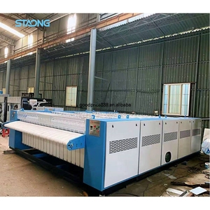 Machine à repasser automatique commerciale pour draps et housses <span class=keywords><strong>de</strong></span> <span class=keywords><strong>couette</strong></span> d'hôtel, machine à repasser à vapeur et à chauffage électrique - Product Image 1