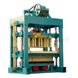 Shunya Günstige und Beliebte QTJ4-40 Halbautomatische Bau-Verbundstein-Betonblock-Ziegelherstellungsmaschine - Product Image 3