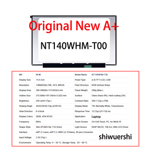 Monitor Lcd 14 "TN 1366*768 EDP 40Pin Pengganti NT140WHM T00 N140BGN E42 NT140WHM T01 T02 T04 T05 B140XTK02.0 B140XTK02.2 - Product Image 4