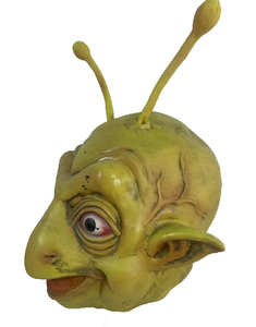 Latex <strong>Scary</strong> Monster Halloween Party <strong>Mask</strong> With Full Face Coverage One Size Fits All 4 <strong>Color</strong> Printed For Spooky Celebrations - Product Image 2