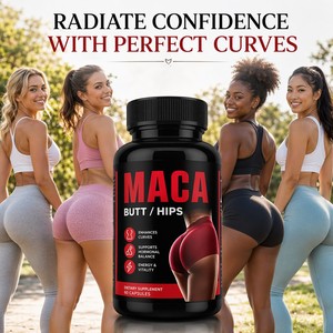 Cápsulas de Maca de Marca Privada para Aumentar y Reafirmar Glúteos y Caderas, Suplemento Herbal Orgánico para Adultos - Product Image 2