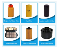 Filtre à carburant en papier, filtre à carburant adapté aux moteurs diesel Parkins 1306C Euro V Purifier