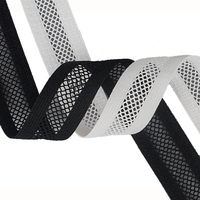 Bande élastique en maille quadrillée de 15 mm pour accessoires de soutien-gorge, bande élastique jacquard pour sous-vêtements et vêtements – Vente en gros