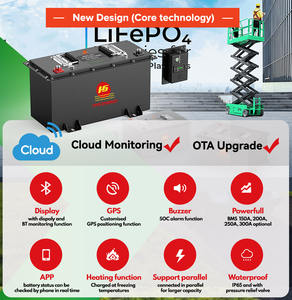 حزمة بطارية LFP كهربائية 24 فولت 48 فولت 72 فولت 100 أمبير 200 أمبير 280 أمبير 314ah LFP رافعة مقصية هوائية منصة عمل LFP - Product Image 2