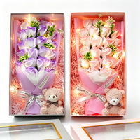 Coffret Cadeau Bouquet de 23 Roses Artificielles – Fleurs Éternelles pour Cadeau de Fête