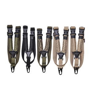 DFR1212 Correa trenzada de nailon al por mayor, accesorios de caza, kit de correa de liberación rápida para arma, correa de un punto para exteriores - Product Image 1