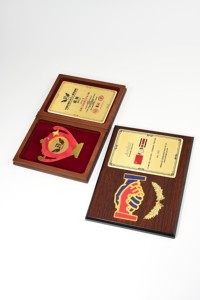 Medalla personalizada Memorial del ejército Premios de Honor de madera Placa Trofeos Productor Nombre Logo Imprimir Plegable Venta al por mayor Diseño barato 3D Oro - Product Image 6