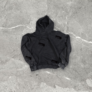 Heavyweight 420 450 Gsm Oversized Cropped Pullover Hoodie Hombres Ropa de calle personalizada 100% Cotton Terry Fabric XL Alta calidad - Product Image 5