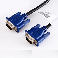 Recto a través de DB9 9 Pin Serial RS232 Trenza óptica activa Conectores dorados blindados Cable de extensión macho a macho