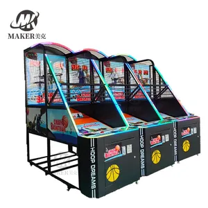 2024 Newest Street Basketball Hoop Arcade Machine Electronic Shot Ball Game Machine Basketball Machine For Sale