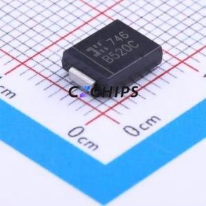 ไดโอดชอทท์กี้ไดโอด B520C-13-F อิเล็กทรอนิกส์ของแท้ใหม่ DO-214AB - Product Image 1