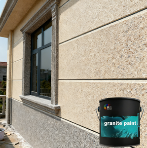 Pintura de Granito con Base de Agua y Acabado de Lichi Premium - Revestimiento de Pared Exterior con Efecto de Piedra de Color Real - Product Image 1