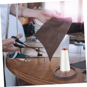 Support de bobine en bois, distributeur de fil, accessoire rond pour machine à coudre, support de rangement pour fil à broder - Product Image 3