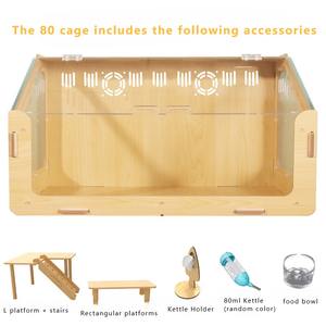 Prezzo all'ingrosso della fabbrica grande gabbia di criceto in legno Syrian rat Gabbia per cavia con tutti gli accessori - Product Image 5