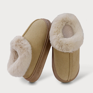 Nuevas pantuflas transfronterizas para 2025, pantuflas de gamuza, aislantes para el hogar, antideslizantes, botas de nieve, EVA - Product Image 6