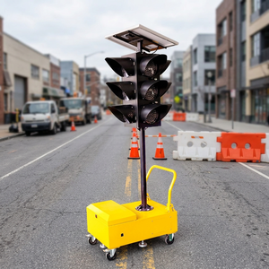 Feu de signalisation solaire portable à LED avec alimentation DC12/24V - Product Image 3