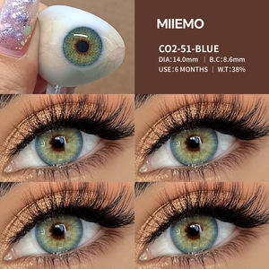 새로운 컬러 연락처 <span class=keywords><strong>2025</strong></span> 인기있는 소프트 블루 렌즈 자연 렌즈 아이 렌즈 Haif 년 도매 컬러 콘택트 렌즈 - Product Image 5