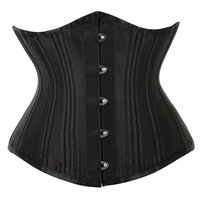 Cxzd — Corset désossé en Satin Vintage pour femmes, Corset remodelant la taille, sous le buste, Sexy
