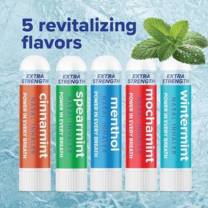 Inhalador <span class=keywords><strong>Nasal</strong></span> de Aroma con Mentol, Portátil, Natural, <span class=keywords><strong>para</strong></span> Mejorar <span class=keywords><strong>el</strong></span> Estado de Ánimo, <span class=keywords><strong>la</strong></span> Energía, <span class=keywords><strong>la</strong></span> Respiración, <span class=keywords><strong>la</strong></span> Concentración y <span class=keywords><strong>el</strong></span> Alivio del Estrés - Product Image 2