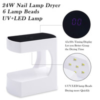 Mini lampe à ongles UV LED portable, sécheuse à gel pour ongles, outils de manucure, utilisation en salon ou à domicile