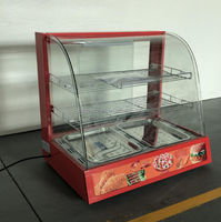 Restaurant buffet traiteur aliments frits servant plus chaud affichage vitrine type de table