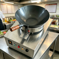 Robot de cuisine intelligent commercial entièrement automatique pour la cuisson et la préparation de plats sautés, type Wok, avec fonction de mélange manuel simulé, idéal pour la préparation de riz frit